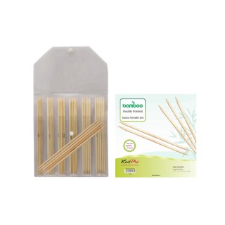 KnitPro Bamboo Strumpfstricknadel-Set 15 cm L&auml;nge, Art. 22544